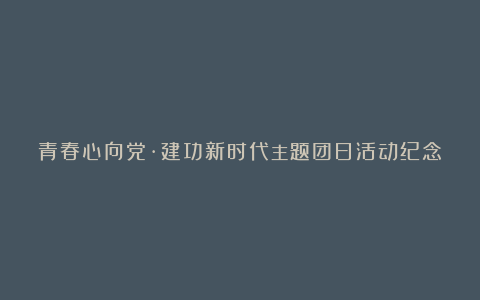 青春心向党·建功新时代主题团日活动纪念五四100周年征文有哪些，演讲稿怎么写